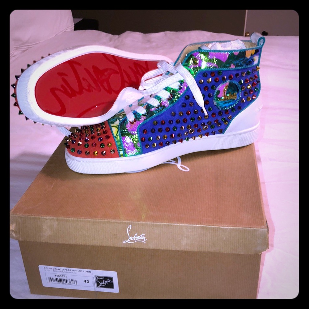 Christian Louboutin sneakers.